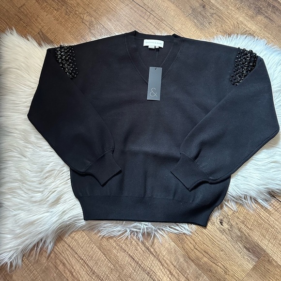 SACHIN + BABI Lucia Knit In Black - Picture 2 of 6